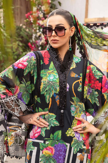 Maria B MPT-2108-B Mprint Lawn Online Shopping